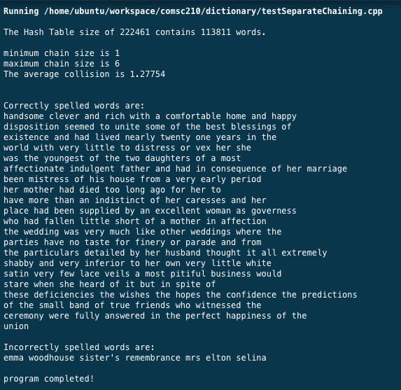 Provide a main program. Your main program should do the following: (a)