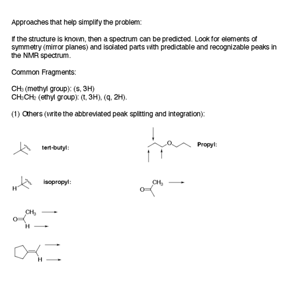 Approaches that help simplify the problem: If the structure is known,