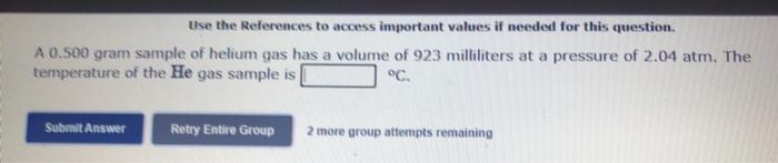 is found to occupy a volume of 22.0 liters. The pressure of