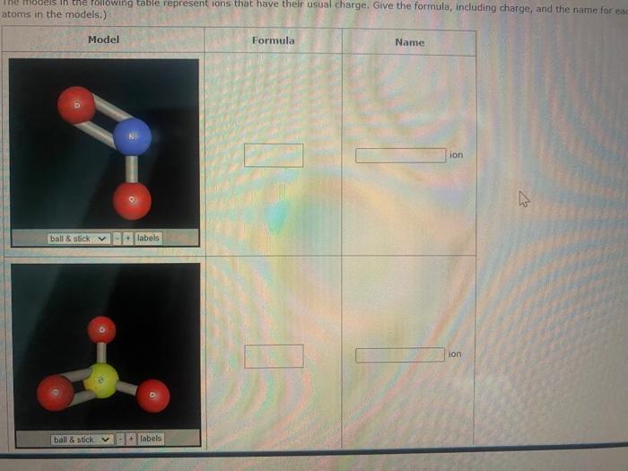 plz help atoms in the models.)