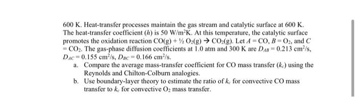 gas stream containing 0.10 mole% of carbon monoxide (CO) gas, 2.0 mole%