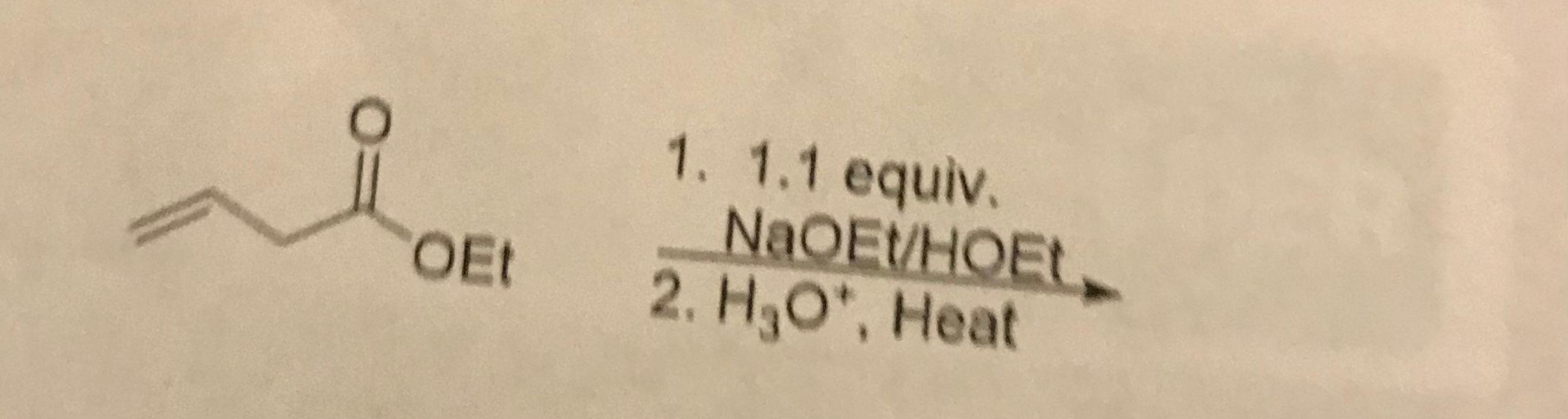 the mechanism including all intermediates 5. What is the product? 6. What