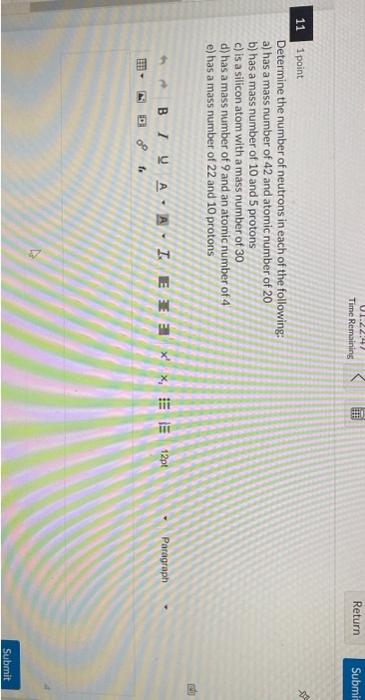 only hve 20 mins please help 1 point Determine the number of