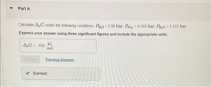 lots previous questions: Why? Under the nonstandard conditions the Gibbs energy change
