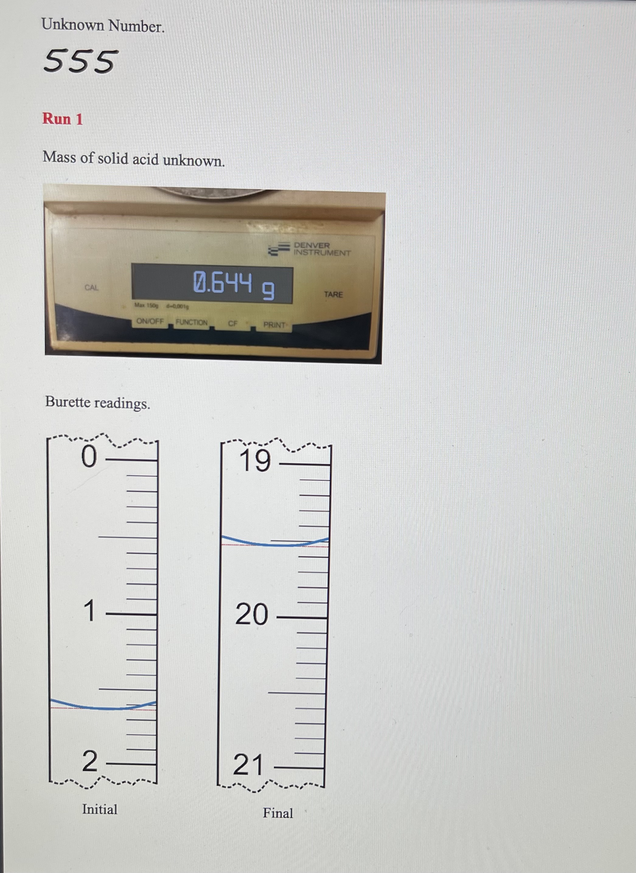 molarity of sodium hydroxide solution to four significant figures. The molar mass