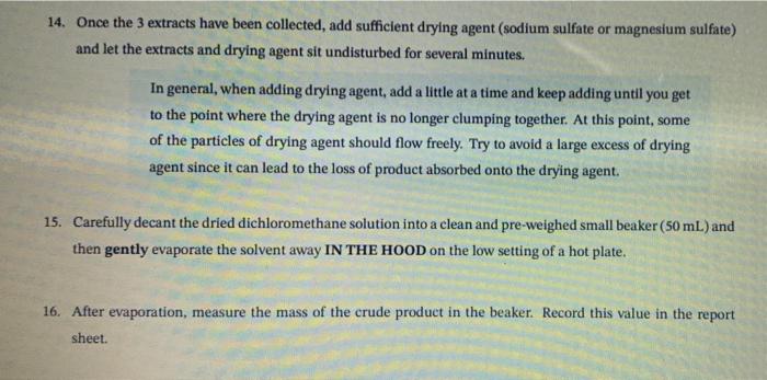 a powder using a clean mortar and pestle. 3. Obtain a mass