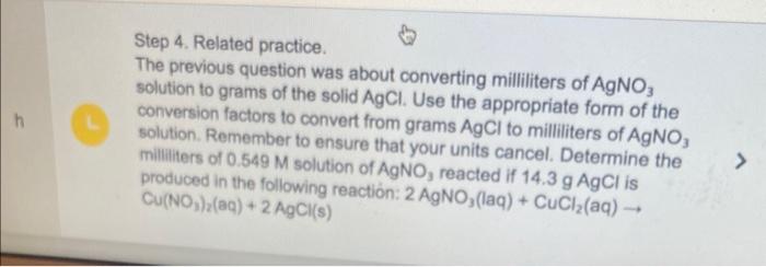 value in a stoichiometric reaction that involves aqueous solutions. Step 4. Related