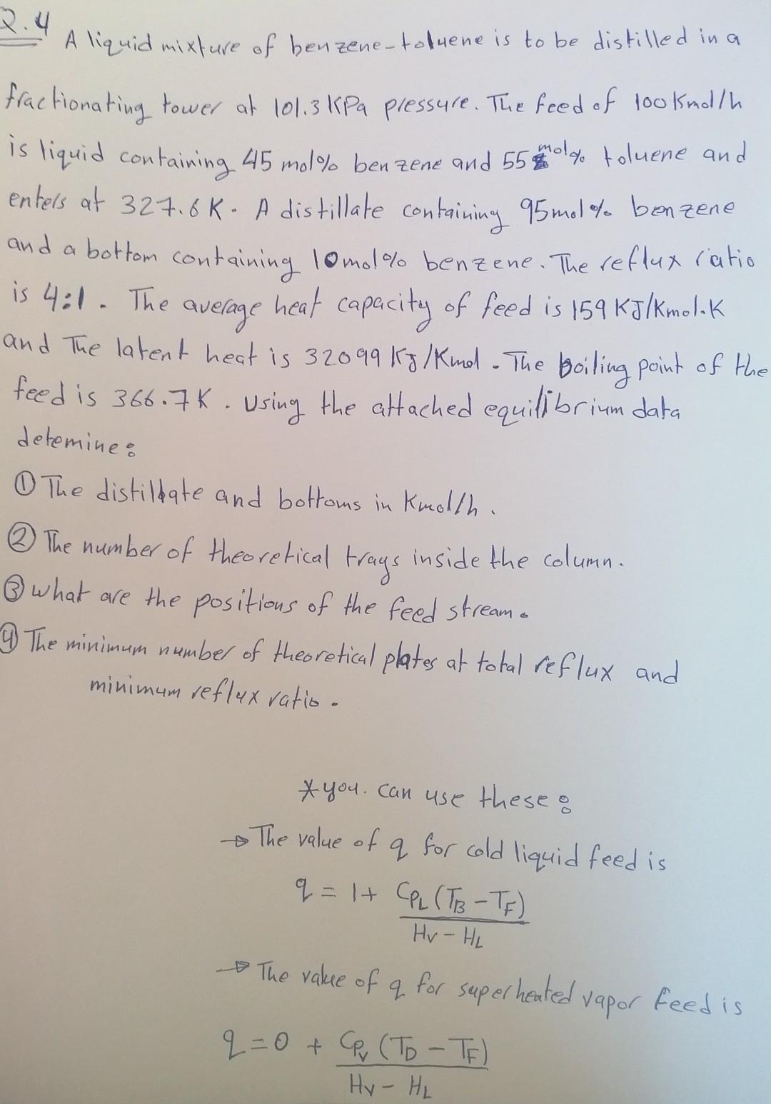  Please solve this question for me based on these data 2.4