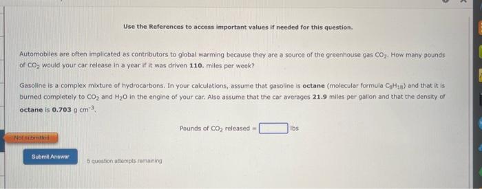  Use the References to access important values if needed for this