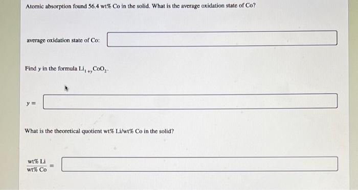 is an anode for lithium batteries. Cobalt is present as a mixture
