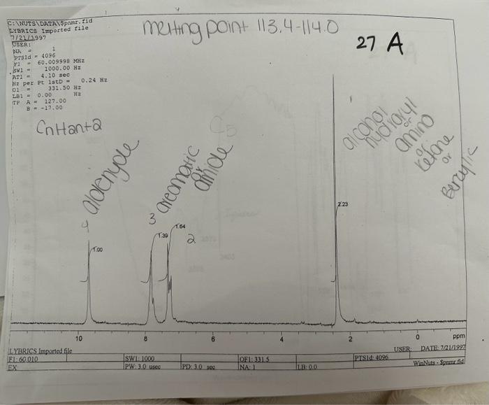 NEUTRAL (circle one) identified as and given by the structure drawn below: