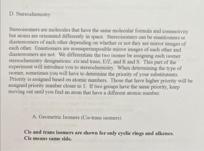  help me with my hw please Stereoisomers are molecules that have