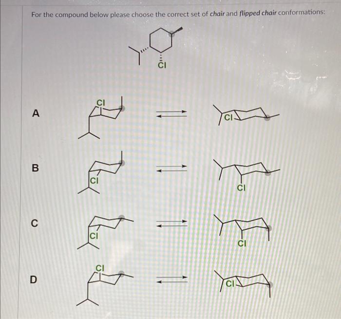 the position of equilibrium (which chair conformation is more stable = major