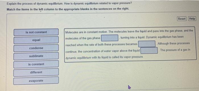 both please Explain the process of dynamic equilibrium. How is dynamic equilibrium