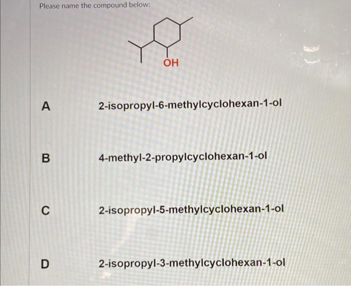 please choose the correct set of chair and flipped chair conformations: A