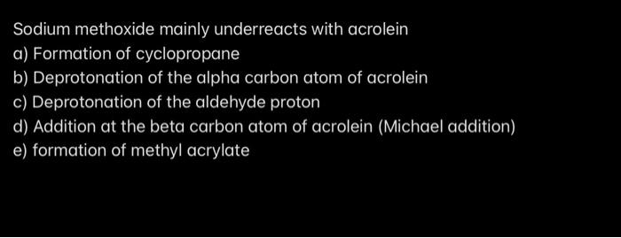 Please explain in detail why answer a,b, c and e are false
