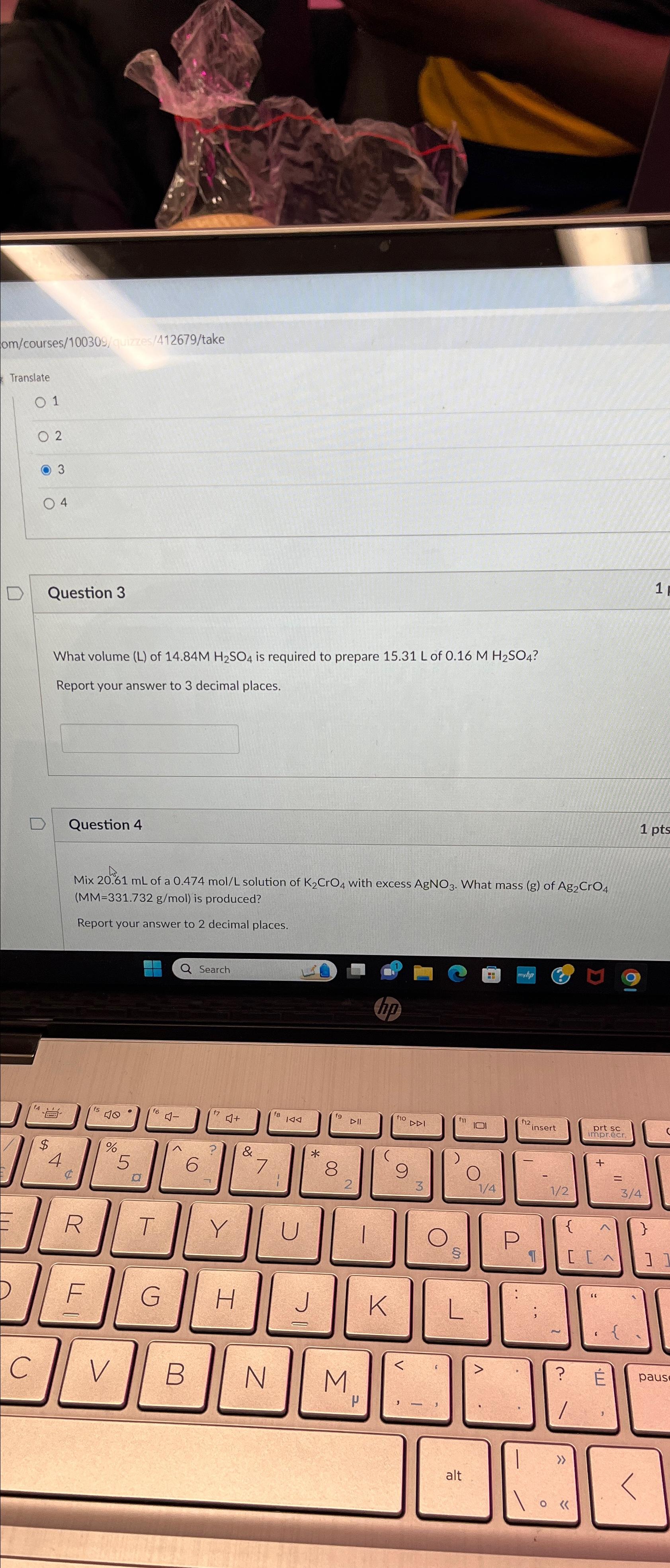  1412679/take Translate 1 2 3 4 Question 3 1 What volume