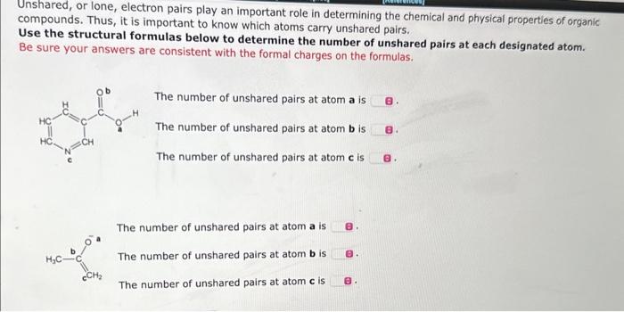 role in determining the chemical and physical properties of organic compounds. Thus,