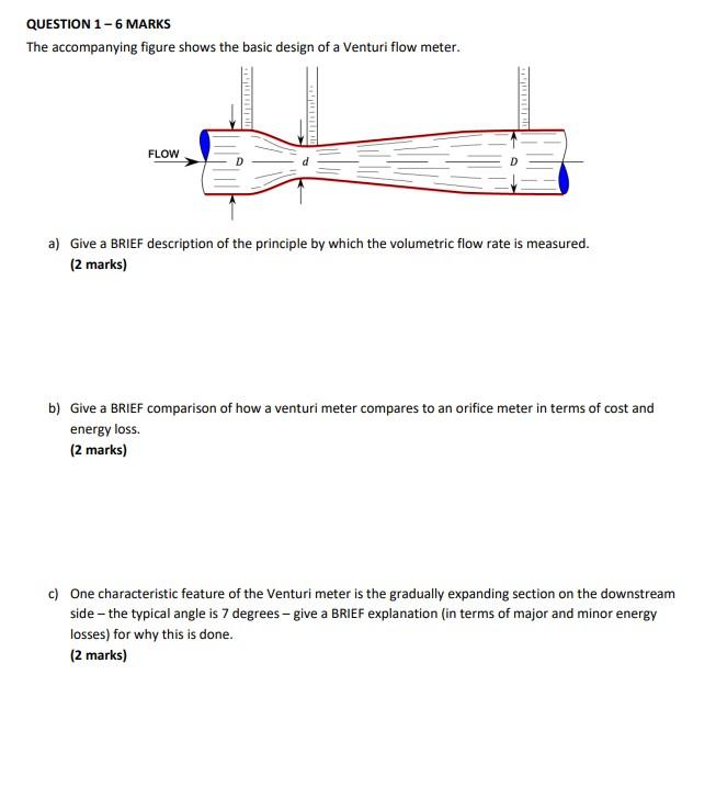 PLEASE answer all Questions!!! QUESTION 1 - 6 MARKS The accompanying