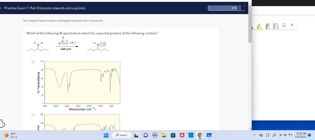 14.7 Using IR Spectroscopy to Distingulsh hetween Two Compounds Which of