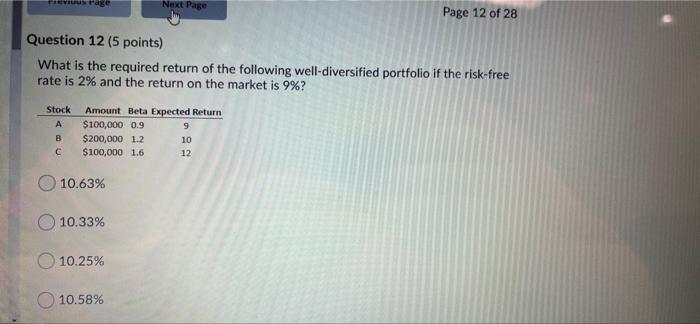 the following information for Stock A: Year 2016 2017 2018 2019 Return