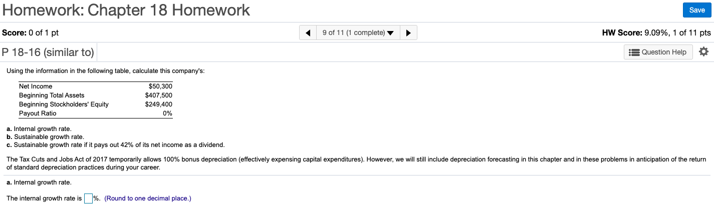 Please answer A-C. Homework: Chapter 18 Homework Save Score: 0 of 1