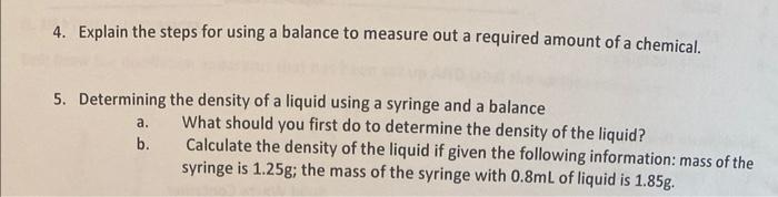  just need number 4 4. Explain the steps for using a