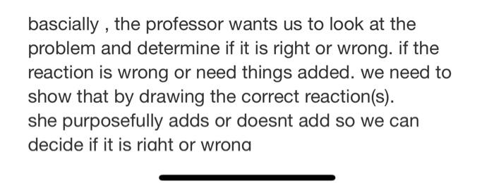 reaction(s). she purposefully adds or doesnt add so we can decide if