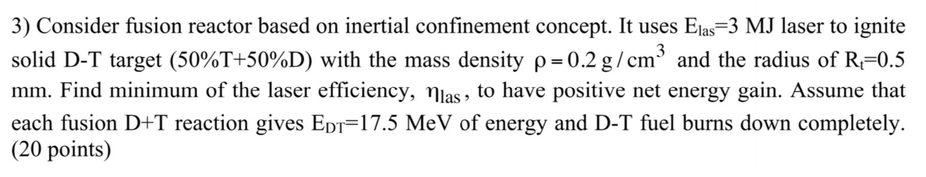  Please help solve this question! thank you! 3 3) Consider fusion