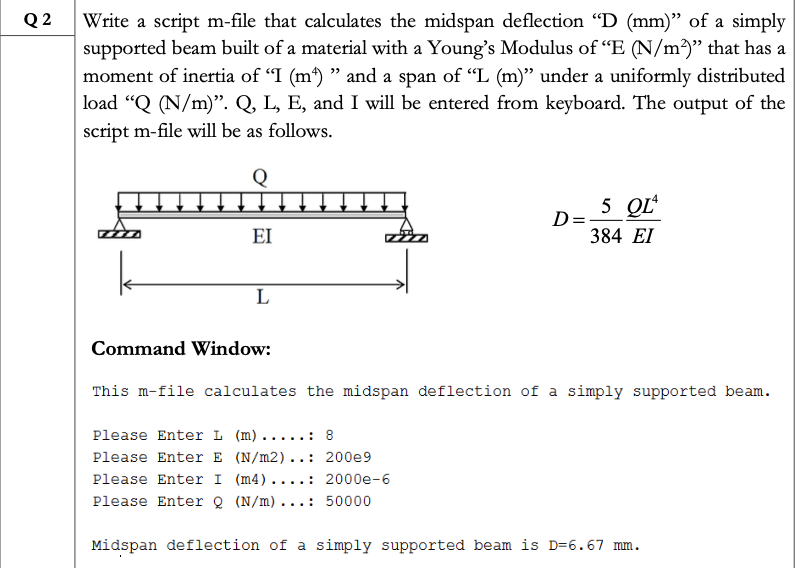  Please solve with matlab 