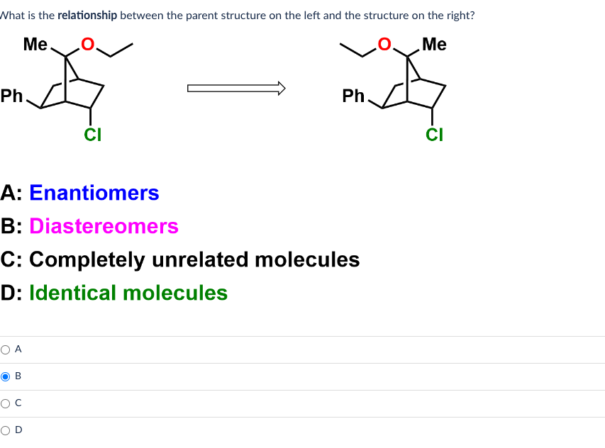 Wouldn't this be correct? What is the relationship between the parent structure