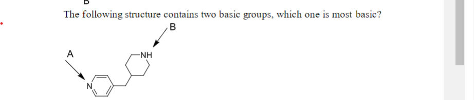  The following structure contains two basic groups, which one is most