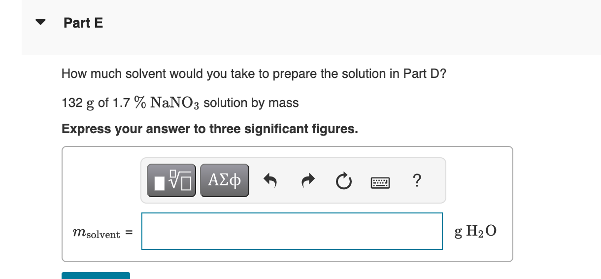 in your calculations. To determine the final solution preparation, first calculate the