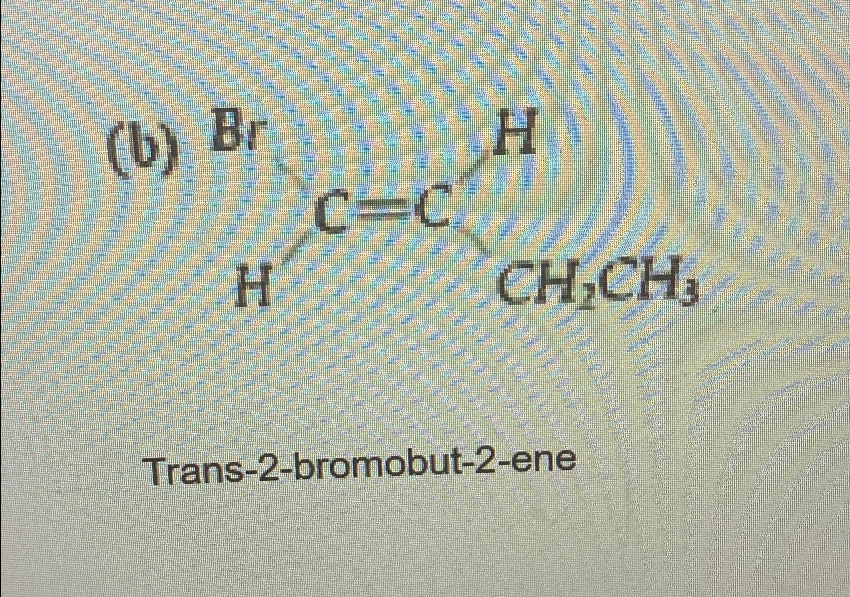  name the following organic compound using cis-trans conventions. Is my answer