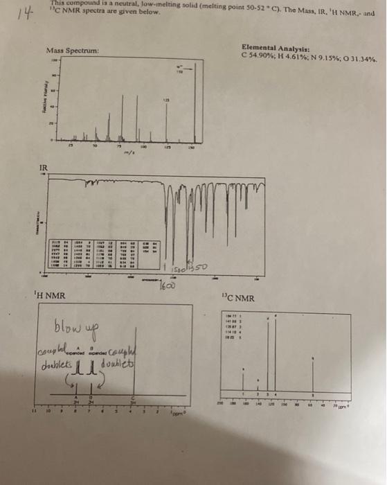  This compound is a neutral, low-inelting solid (metting point 5052C ).