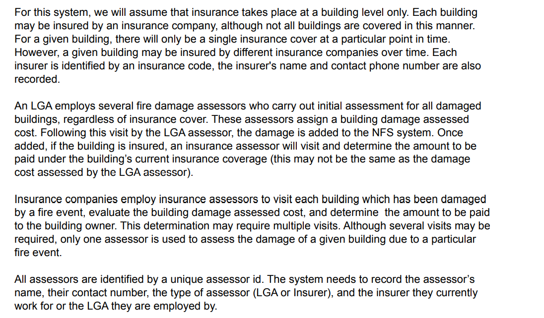 noted as a fire event. Each fire event is assigned a unique