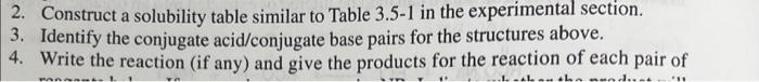  2 table is shown in 2nd picture 2. Construct a solubility