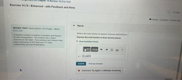  Exercise 14.74 - Enhanced - with Feedback and Hints Part A