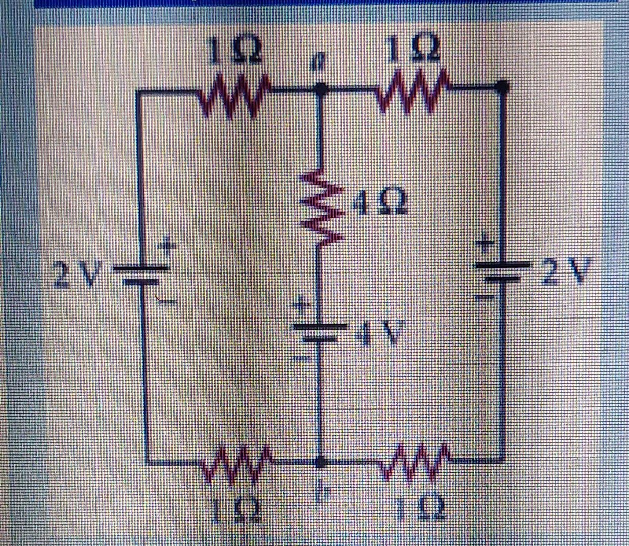  Find the potential difference between points a and b. Give your