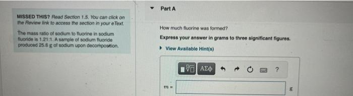  MISSED THIS? Read Section 1.5. You can click on the Peview