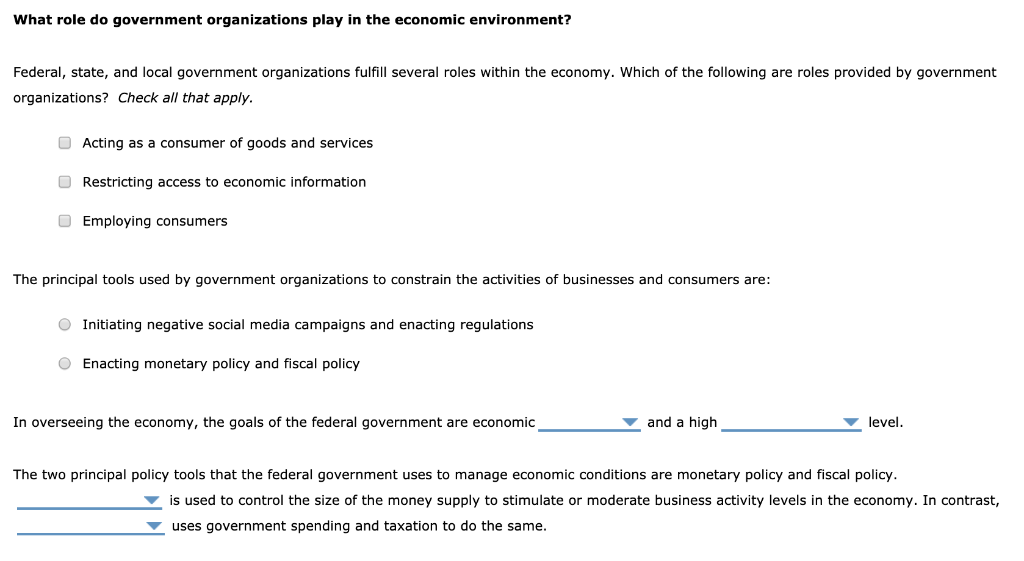 (STAGNATION, AN INCREASE) 4. (ECONOMIC GROWN, ECONOMIC DECLINE) 5. (GOODS AND SERVICES,