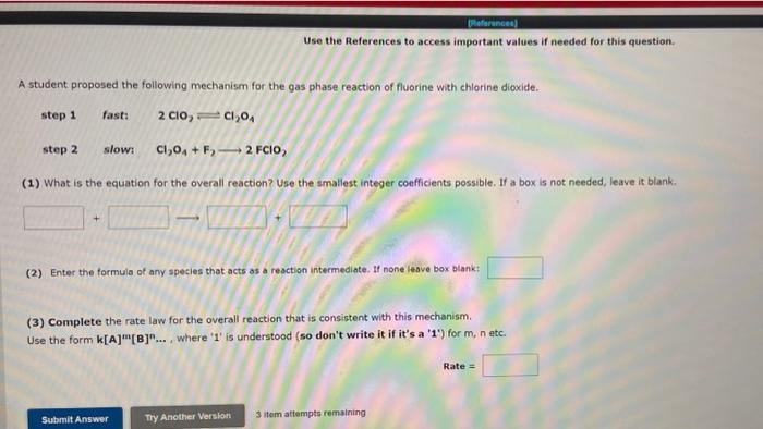  Use the References to access important values if needed for this