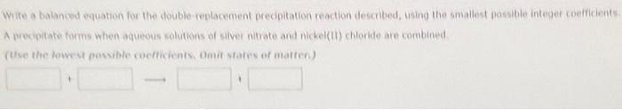 solid magnesium hydroxide. (Use the fowest nossible coeffictents, Ale sure to specify