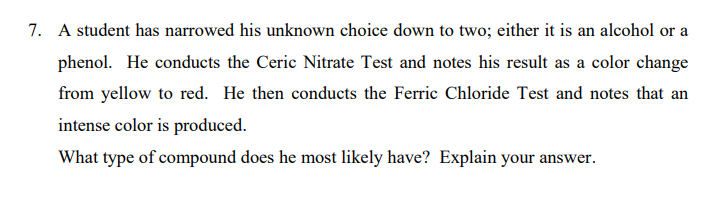 Please, if you know the answer, let me know! 7. A student