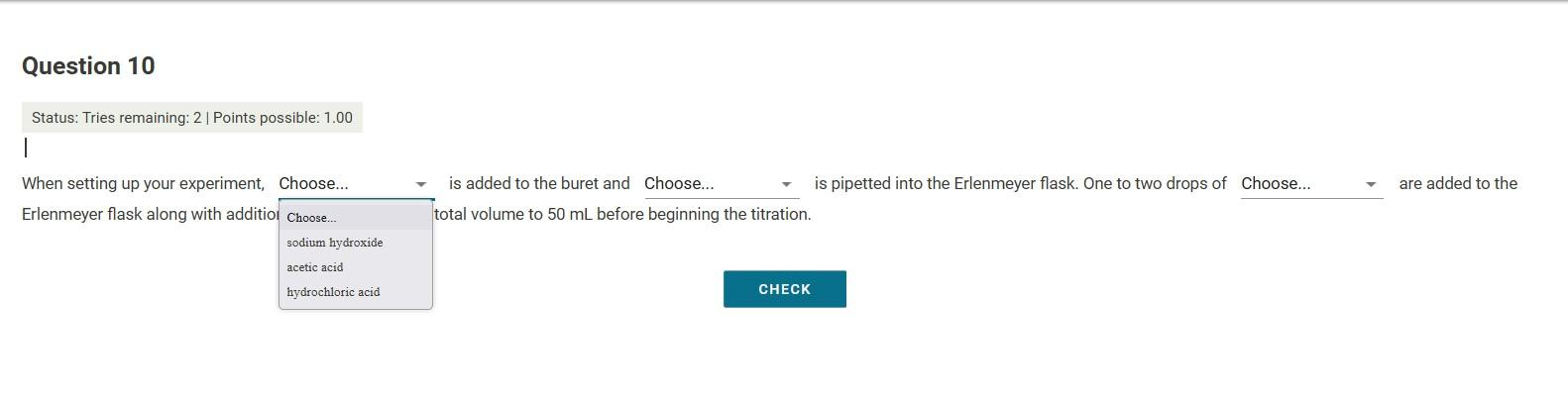 PLZZZZ HELP! I When setting up your experiment, is added to the