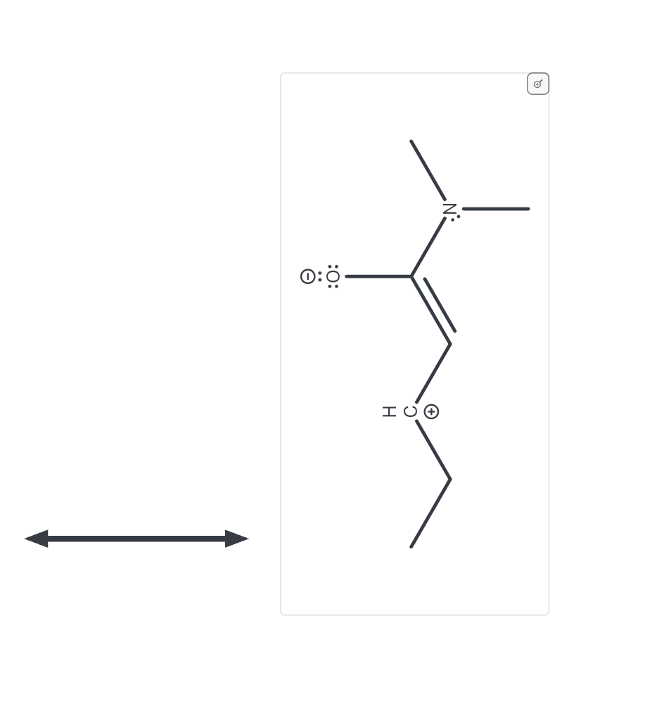 illustrate the flow of electrons. Using the provided resonance structures, draw the