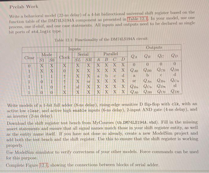  don't need to do the test bench file, only mux and