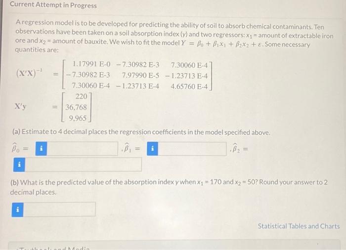  A regression model is to be developed for predicting the ability
