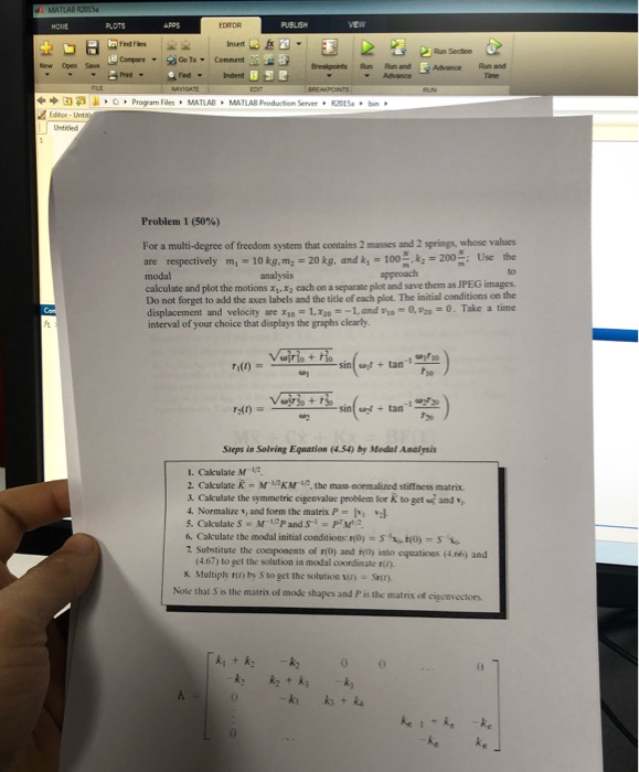 MATLAB MATLAR 2015 PLOTS APS EDITOR PUBLISM VEW Init - 3 Section