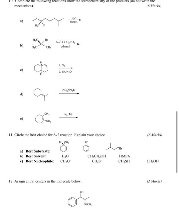  please full answer dont miss any part!! 10. Complete the following